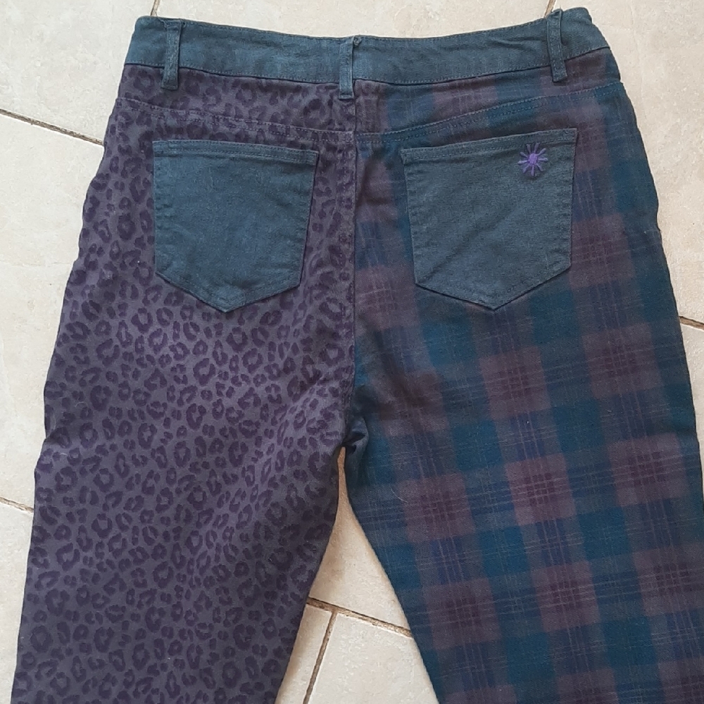 2👕👖BDL VINTAGE Denim Y2K Button-Up Shirt➕delia's PATCHWORK JEANS Sz L/XL